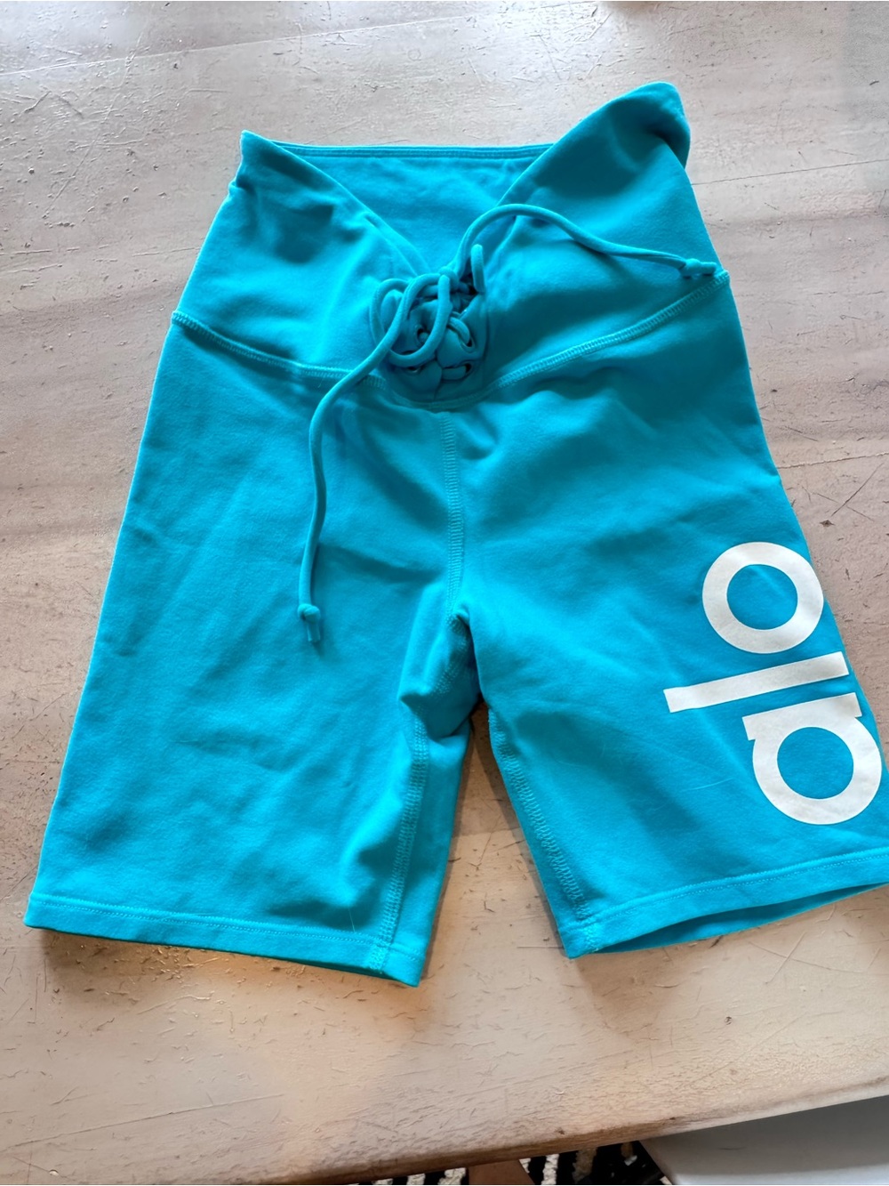 Ali Yoga Shorts Turquoise size xxs - like new